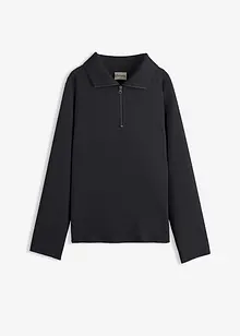 Schipperstrui van een viscosemix, bonprix