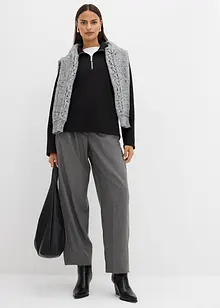 Schipperstrui van een viscosemix, bonprix