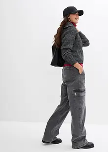 Schipperstrui van een zachte wolmix, bonprix