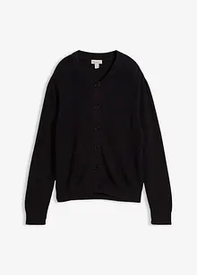 Fijn gebreid vest met ronde hals, bonprix