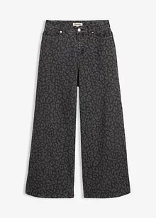 Wide leg jeans, mid waist, bonprix