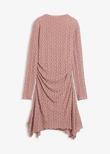 Kanten jurk met puntige onderrand, bonprix