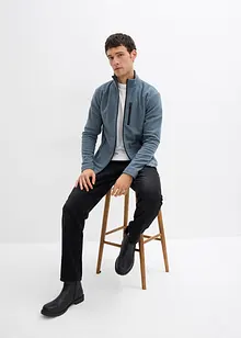 Zachte fleece vest met handige ritszakken, bonprix