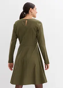 Flanellen jurk van puur katoen, bonprix