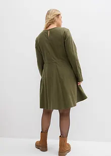 Flanellen jurk van puur katoen, bonprix