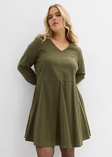 Flanellen jurk van puur katoen, bonprix