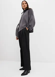 Oversized sweater van scuba, bonprix