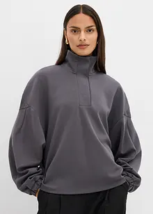 Oversized sweater van scuba, bonprix