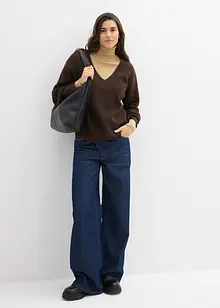 Trui met V-hals, bonprix