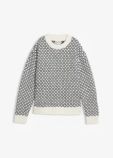 Grof gebreide trui met wol, bonprix