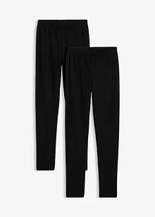 Thermo legging van een elastische katoenmix (set van 3), bonprix