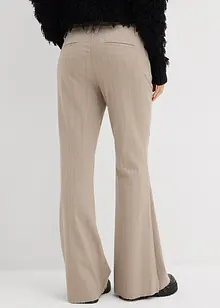 Flared broek van soepele viscose, bonprix