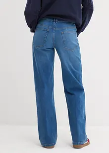 Straight jeans van biologisch katoen, mid waist, bonprix
