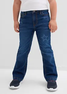 Thermo bootcut jeans, mid waist, bonprix