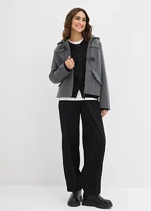 Fijn gebreid vest met ronde hals, bonprix