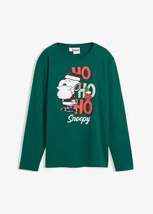 Longsleeve Snoopy van katoen met een kerstmotief, Peanuts