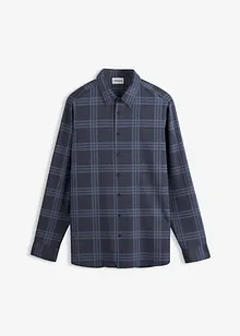Flanel overhemd met  lange mouwen en biologisch katoen, bonprix