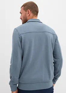 Sweatvest van een materiaalmix, bonprix