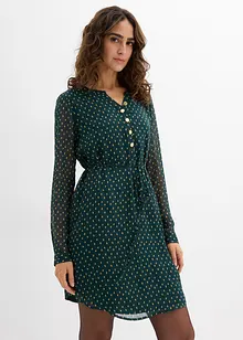 2-in-1 zwangerschapsjurk/voedingsjurk van chiffon, bonprix