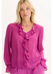 Blouse met volants, bonprix