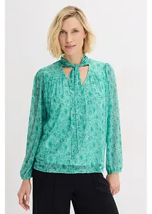 Longsleeve van elegant mesh, bonprix