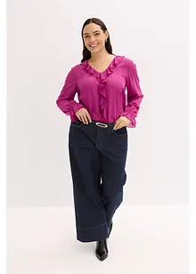 Blouse met volants, bonprix