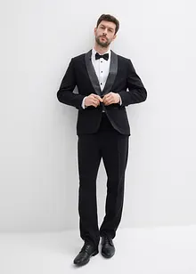 Overhemd en vlinderstrik van biologisch katoen (2-dlg. set), bonprix