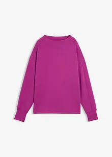 Oversized sweater van zachte scuba, bonprix