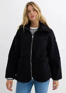 Oversized jas van teddy fleece, bonprix