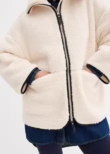 Oversized jas van teddy fleece, bonprix