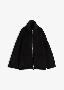 Oversized jas van teddy fleece, bonprix