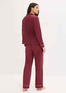 Pyjama van puur katoen met knoopsluiting, bonprix