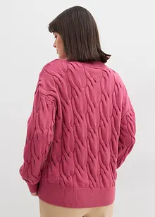 Oversized trui in een zachte viscosemix, bonprix