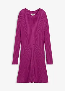 Gebreide mini jurk in een zachte viscosemix, bonprix