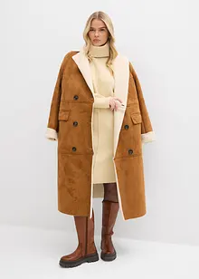 Gebreide jurk met siernaad, bonprix