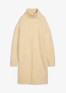 Gebreide jurk met siernaad, bonprix