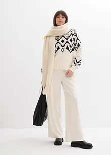 Oversized Noorse trui, bonprix