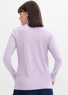 Geribd shirt in een zachte viscosemix, bonprix