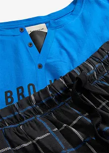 Pyjama van katoen met lange mouwen en knoopsluiting, bonprix