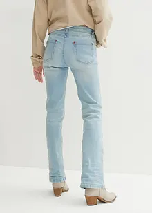 Bootcut stretch jeans, mid waist, bonprix