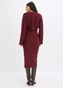 Gebreide jurk en shirt (2-dlg. set), bonprix