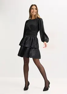 Maillot met hartjes aan de achterkant met gerecycled polyamide 30den, bonprix