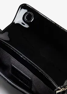 Handtas in laklook, bonprix