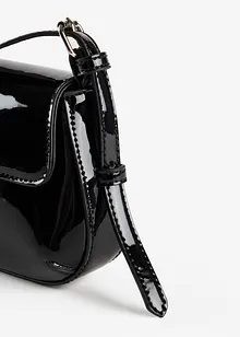 Handtas in laklook, bonprix