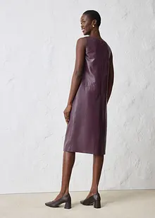 Leren jurk van nappaleer, bonprix
