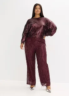 Longsleeve met pailletten, bonprix