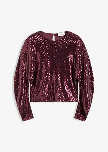 Longsleeve met pailletten, bonprix