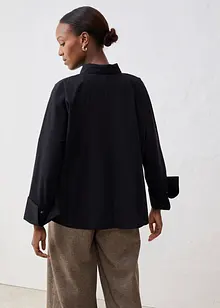 Blouse met zijde, bonprix