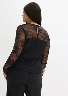 Longsleeve van prachtig kant, bonprix