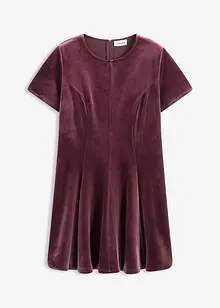 Mini jurk van zacht fluweel, bonprix